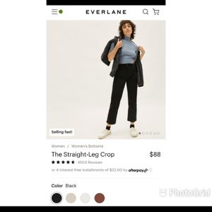 Everlane Straight leg crop